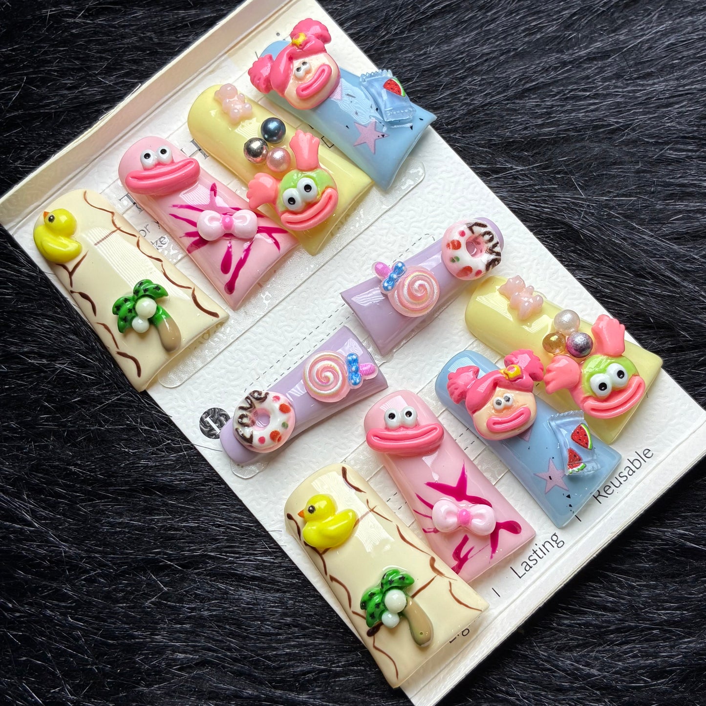 Press On Nails 10Pcs Code-Number (2000+) Easy Beauty Nepal