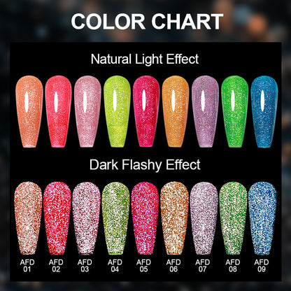 AS Reflective Gel AFD Code Nail Gel Polish 15ml