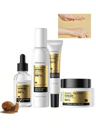 KORMESIC Anti-Aging Hydrating & Moisturizing Snail Repair Set Easy Beauty Nepal