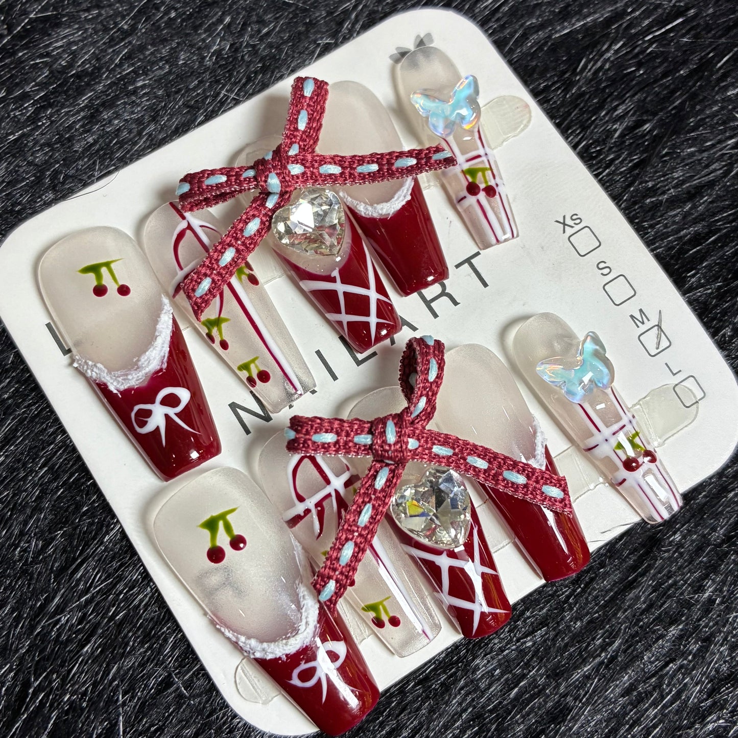 Press On Nails 10Pcs Code-BF (040+) Easy Beauty Nepal