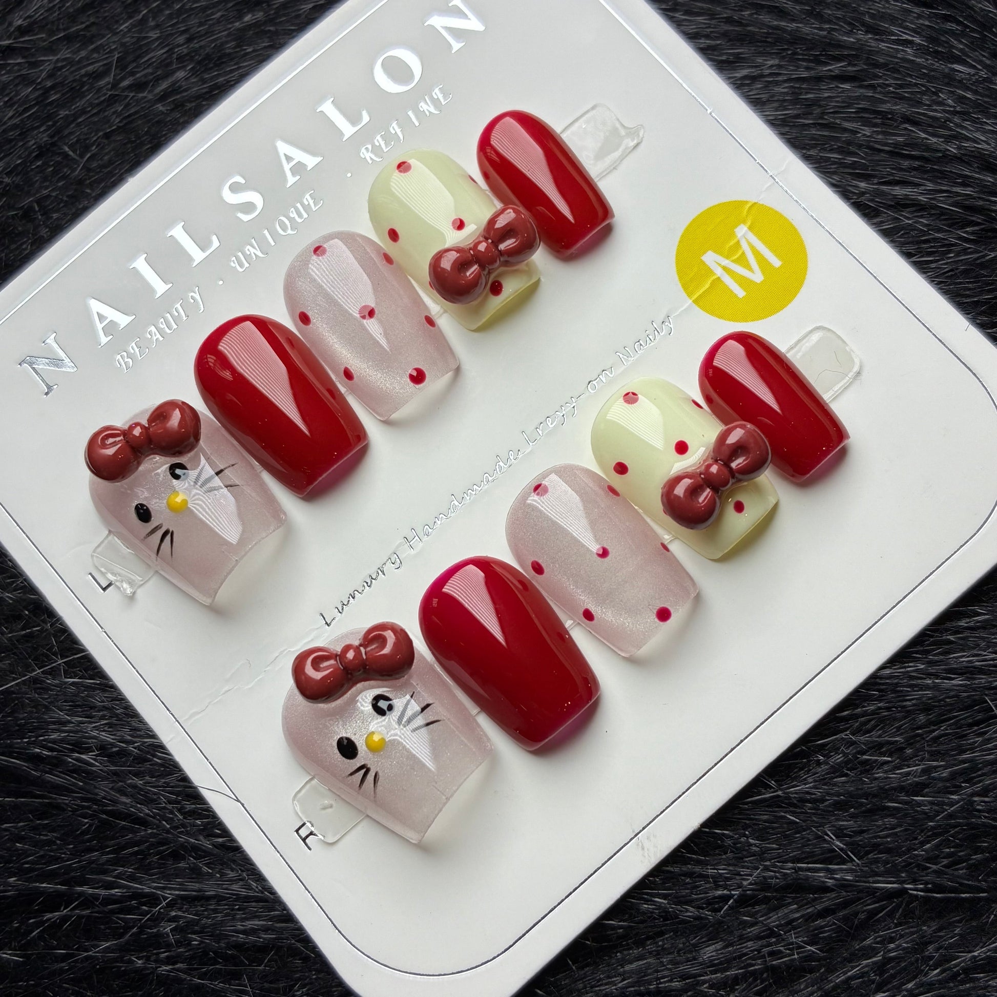 Press On Nails 10Pcs Code-Number (2000+) Easy Beauty Nepal