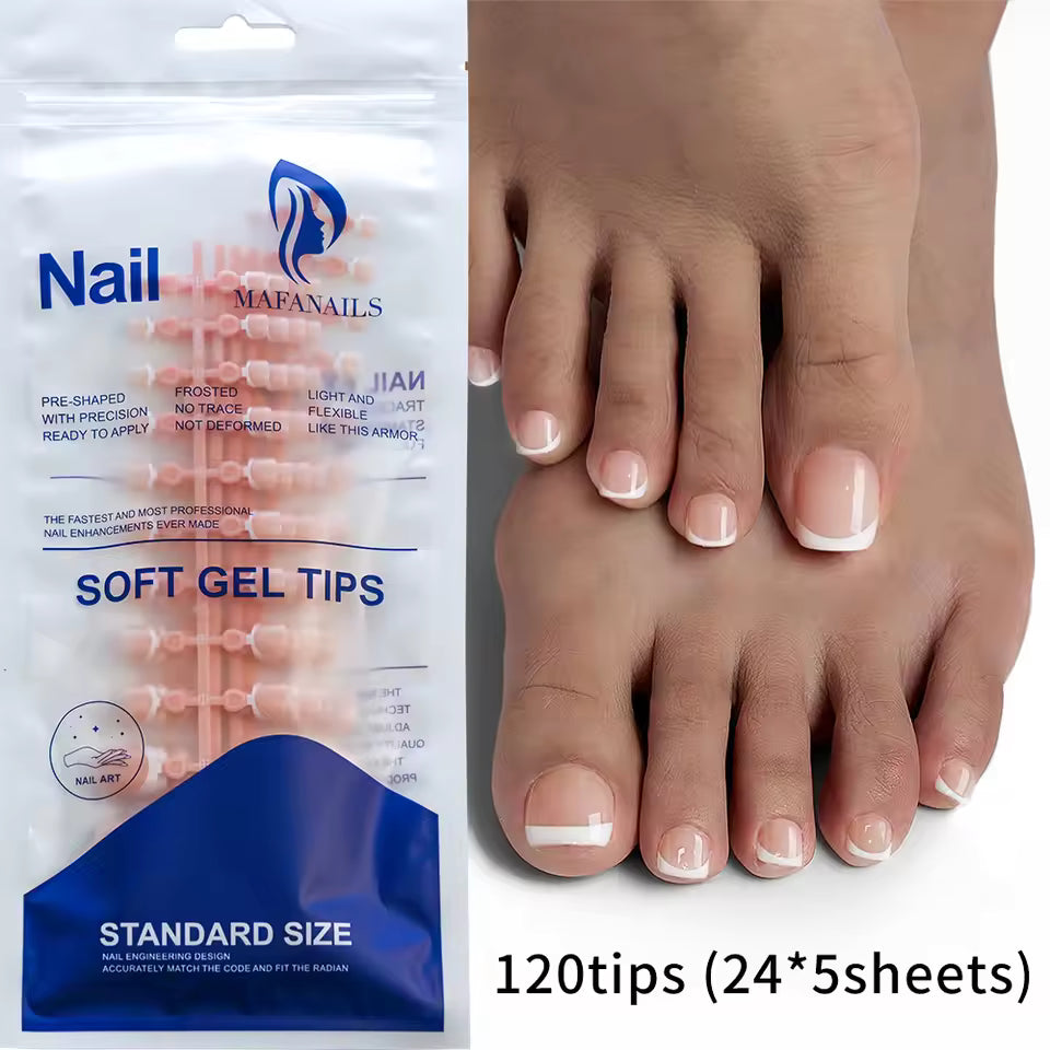 Pre Shape French Tips 120 Pcs Mask Queen Nepal