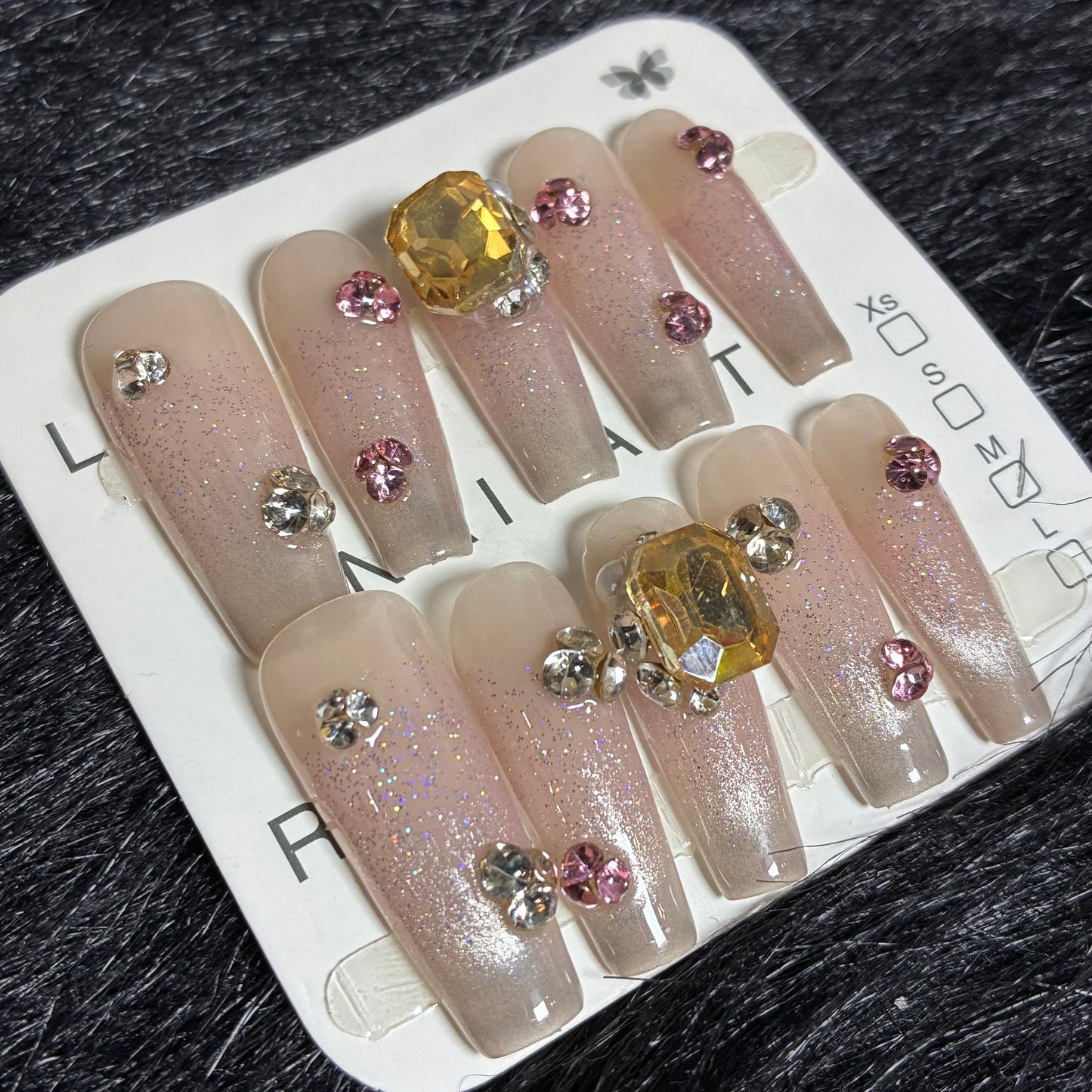 Press On Nails 10Pcs Code-BF (040+) Easy Beauty Nepal