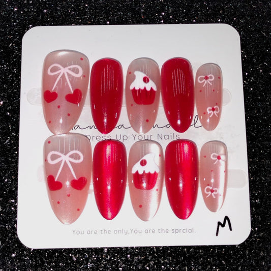 Z019 Press On Nails Square Coffin Shape Easy Beauty Nepal