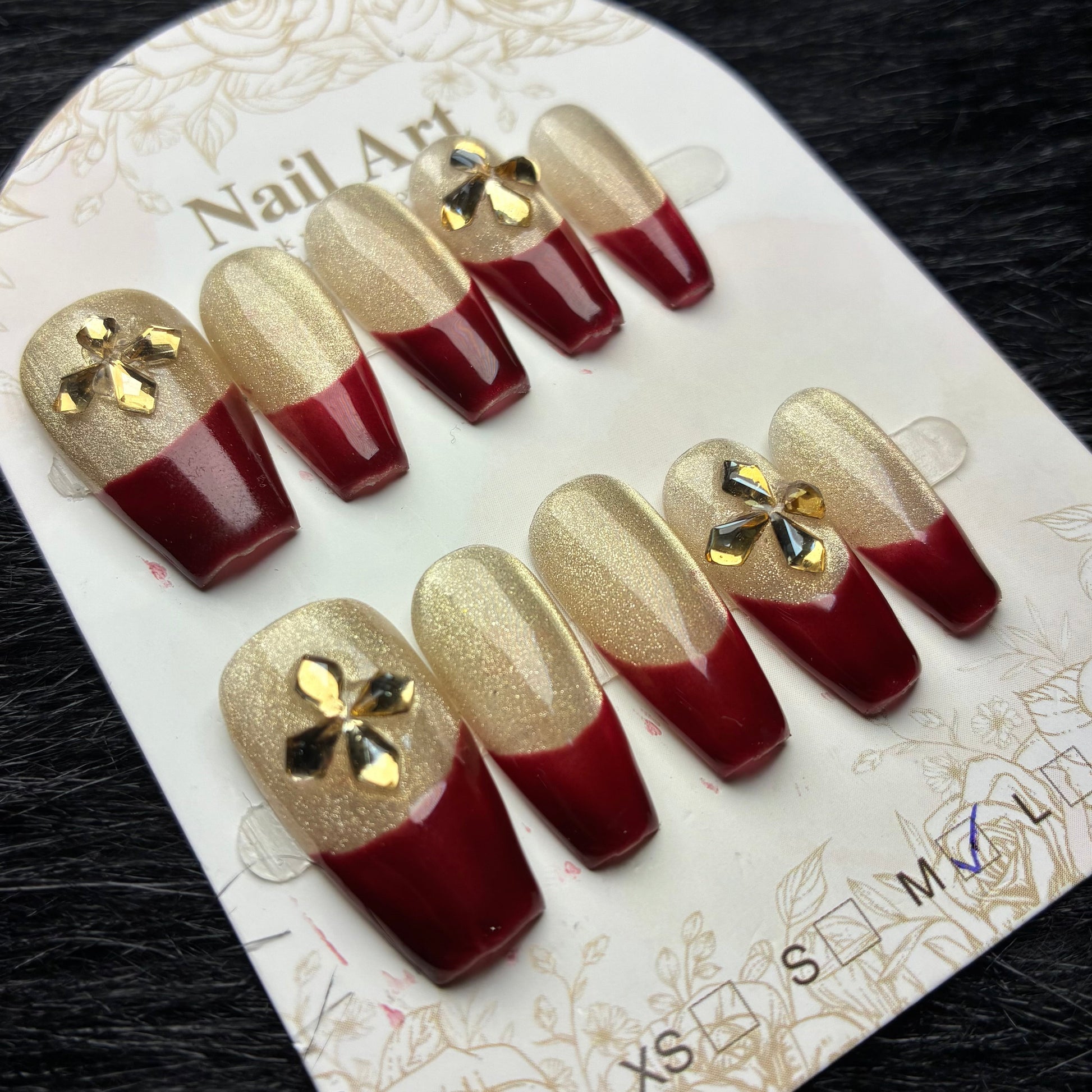 Press On Nails 10Pcs Code-MT Easy Beauty Nepal