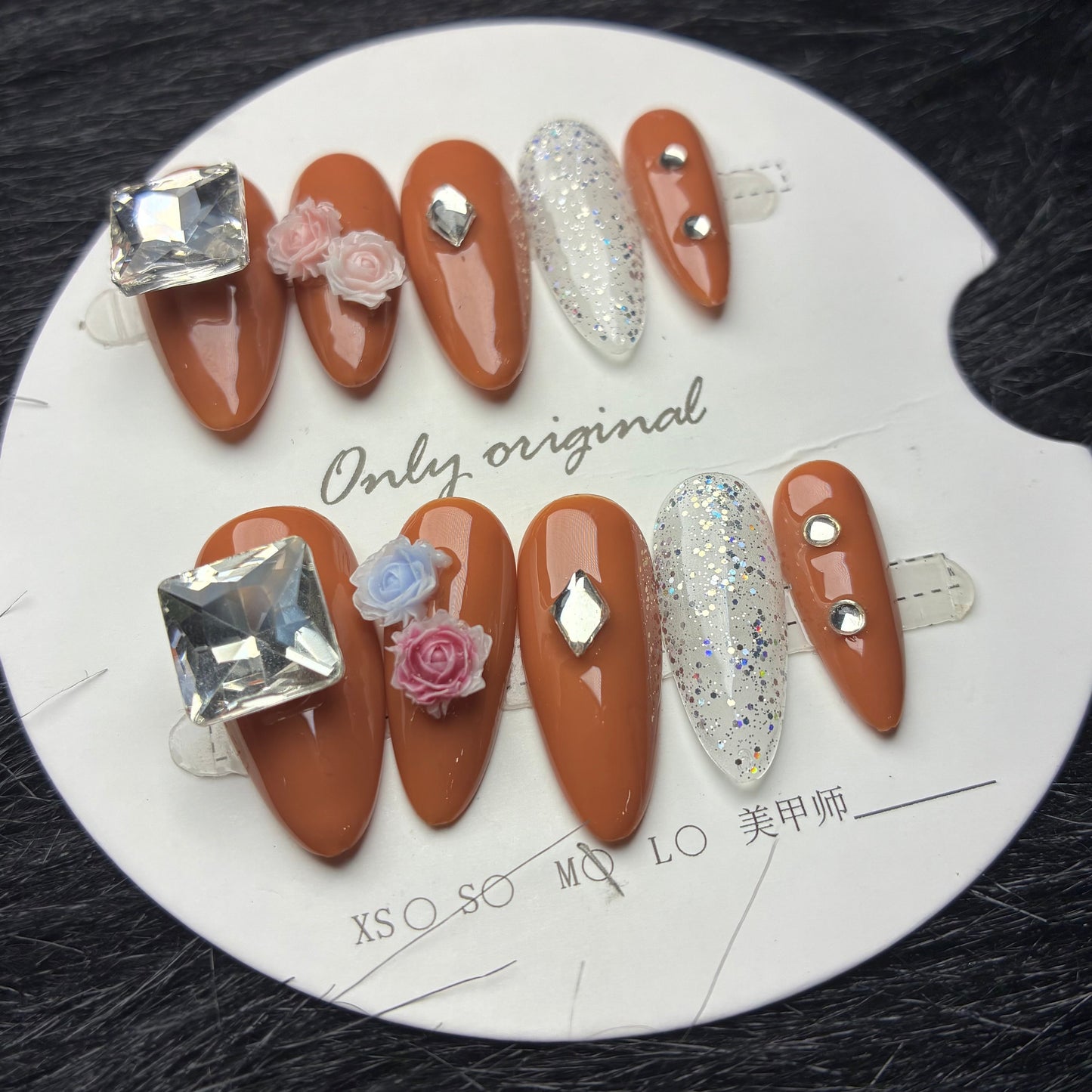Press On Nails 10Pcs Code-MT Easy Beauty Nepal
