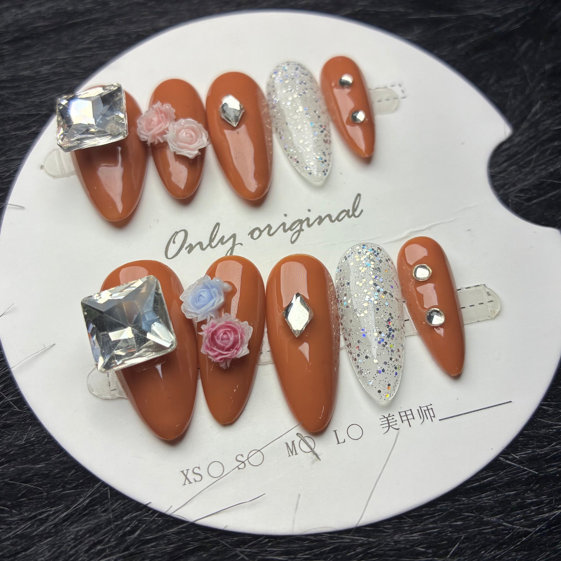 Press On Nails 10Pcs Code-MT Easy Beauty Nepal
