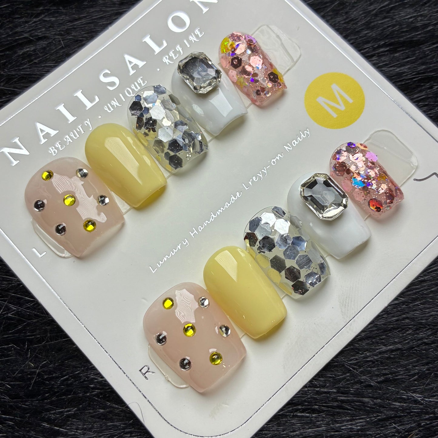 Press On Nails 10Pcs Code-Number (1000+) Easy Beauty Nepal