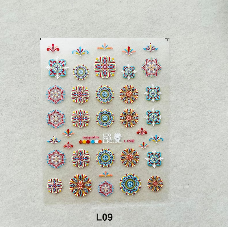 Rontimei Nail Art Sticker Code-Leo Mask Queen Nepal