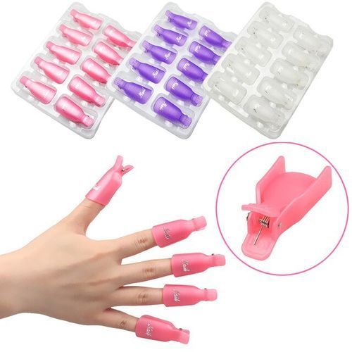 Reusable Keeper Nail Cap Clips Polish Remover Wrap Mask Queen Nepal