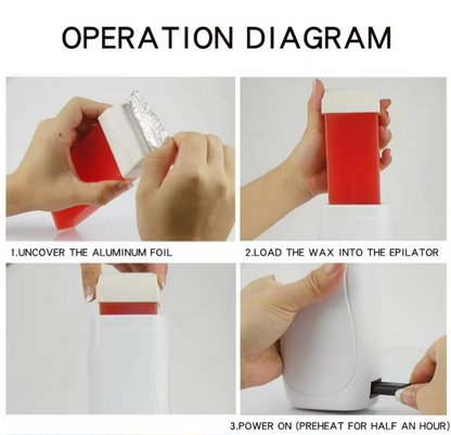 Electric Wax Warmer Rolling Depilatory Mask Queen Nepal