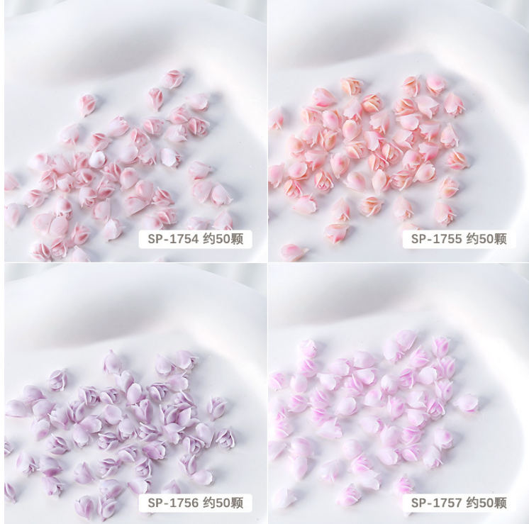 Nail Stone （3D Flower Tulip）50 Pcs Mask Queen Nepal