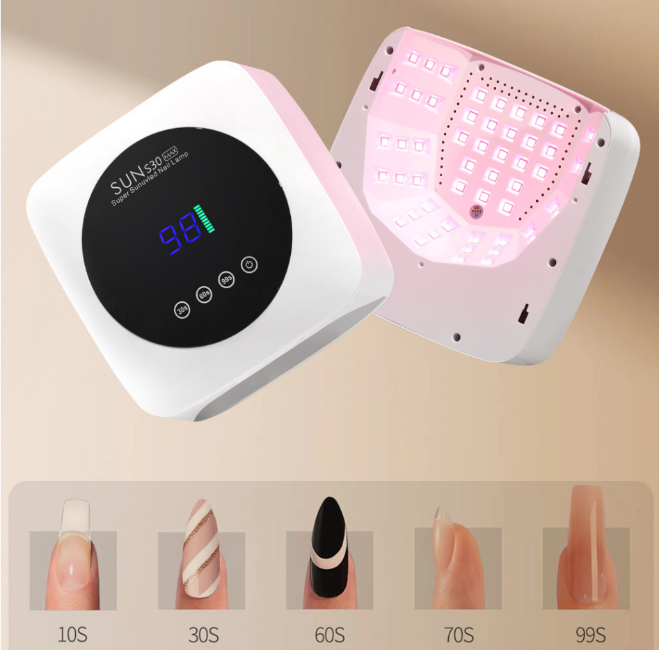 S30 Rechargeable UV LED Nail Lamp （57 beans） Mask Queen Nepal