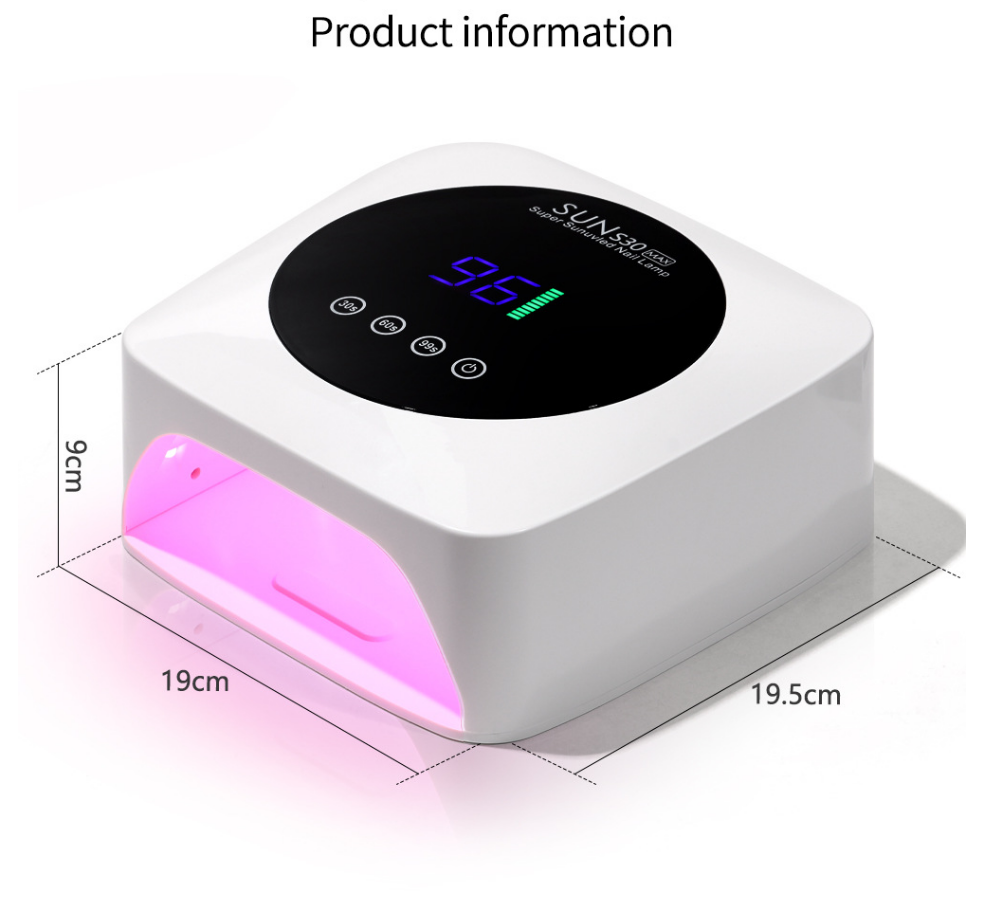 S30 Rechargeable UV LED Nail Lamp （57 beans） Mask Queen Nepal