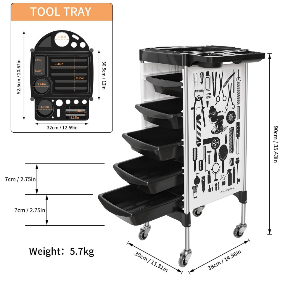 Professional Salon Trolley Mask Queen Nepal