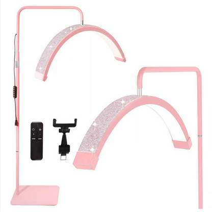 24 Inch Moon Light Half Ring 45W LED Lash Light Mask Queen Nepal