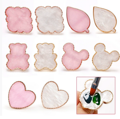 Rings Resin DIY Nail Art Palette Mask Queen Nepal