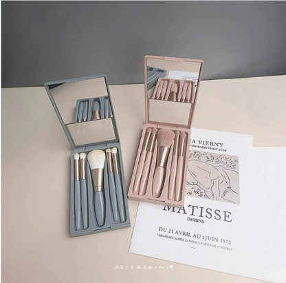 Travel Makup Bursh Set (5 Pcs) Easy Beauty Nepal