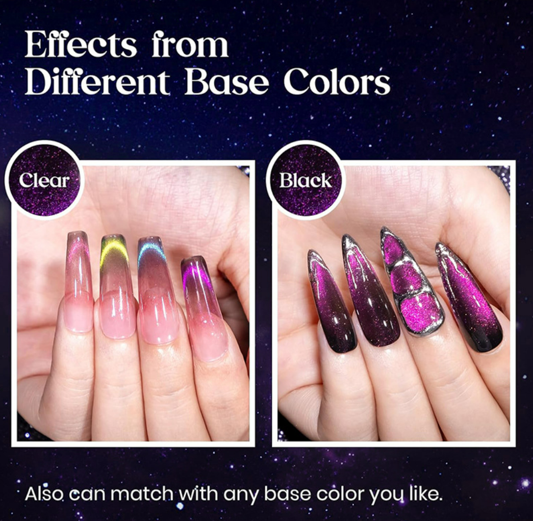 RISYAL 5 Color Cat Eye Gel  Set 7.3ml*6 Mask Queen Nepal