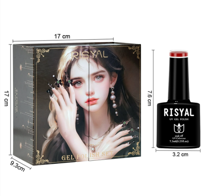 RISYAL 24 color Cat Eye Set 7.3ml*24 Mask Queen Nepal