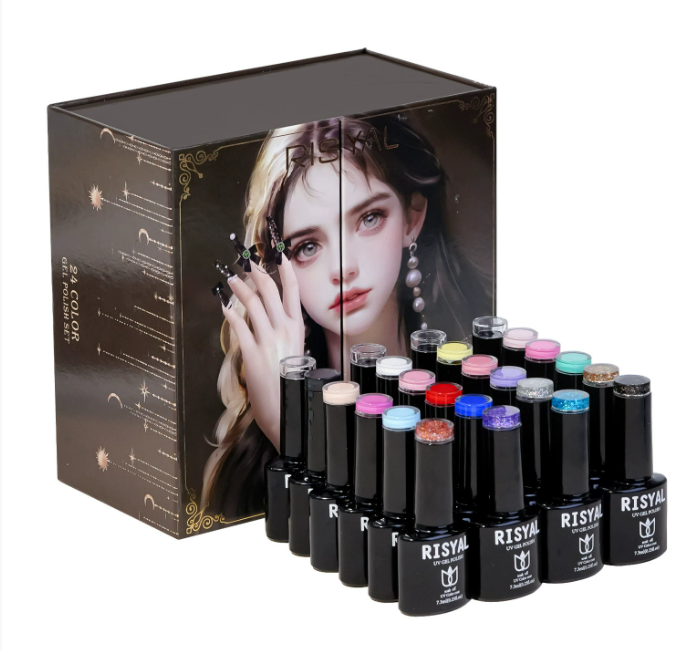 RISYAL 24 color Cat Eye Set 7.3ml*24 Mask Queen Nepal