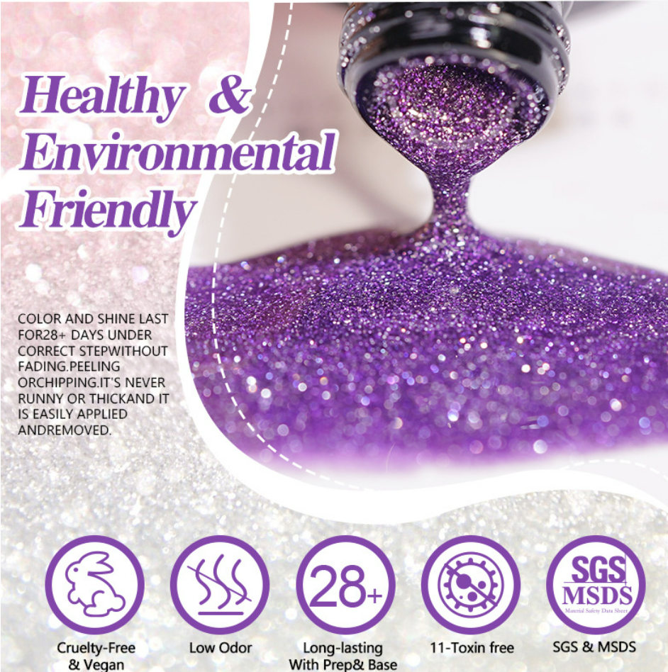 RISYAL Glitter Color Gel  7.3ml Mask Queen Nepal