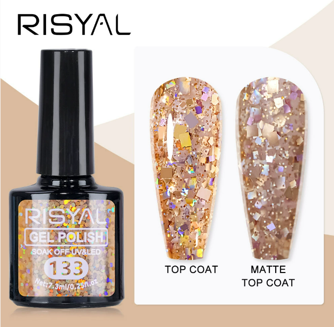 RISYAL Glitter Color Gel  7.3ml Mask Queen Nepal