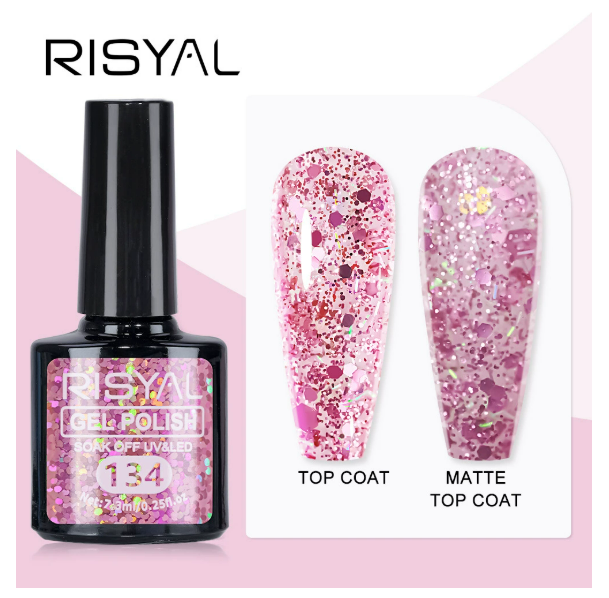 RISYAL Glitter Color Gel  7.3ml Mask Queen Nepal