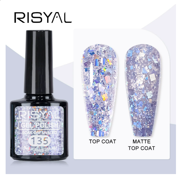 RISYAL Glitter Color Gel  7.3ml Mask Queen Nepal