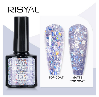 RISYAL Glitter Color Gel  7.3ml Mask Queen Nepal