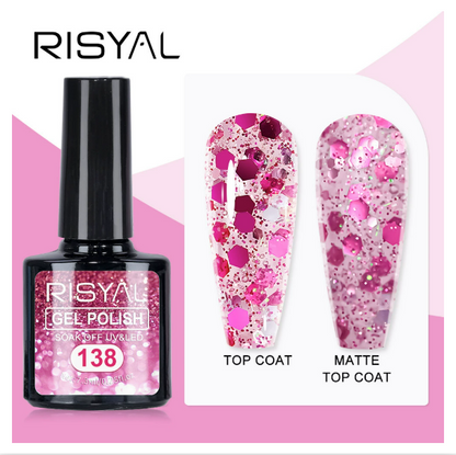 RISYAL Glitter Color Gel  7.3ml Mask Queen Nepal