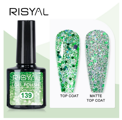 RISYAL Glitter Color Gel  7.3ml Mask Queen Nepal