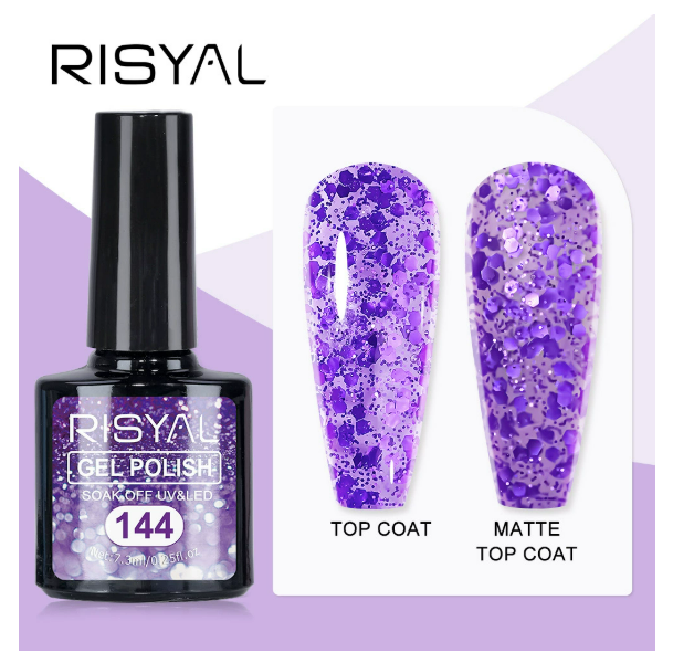 RISYAL Glitter Color Gel  7.3ml Mask Queen Nepal