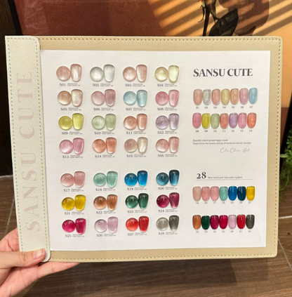 SANSU Cat Eye 28 Color Set Mask Queen Nepal