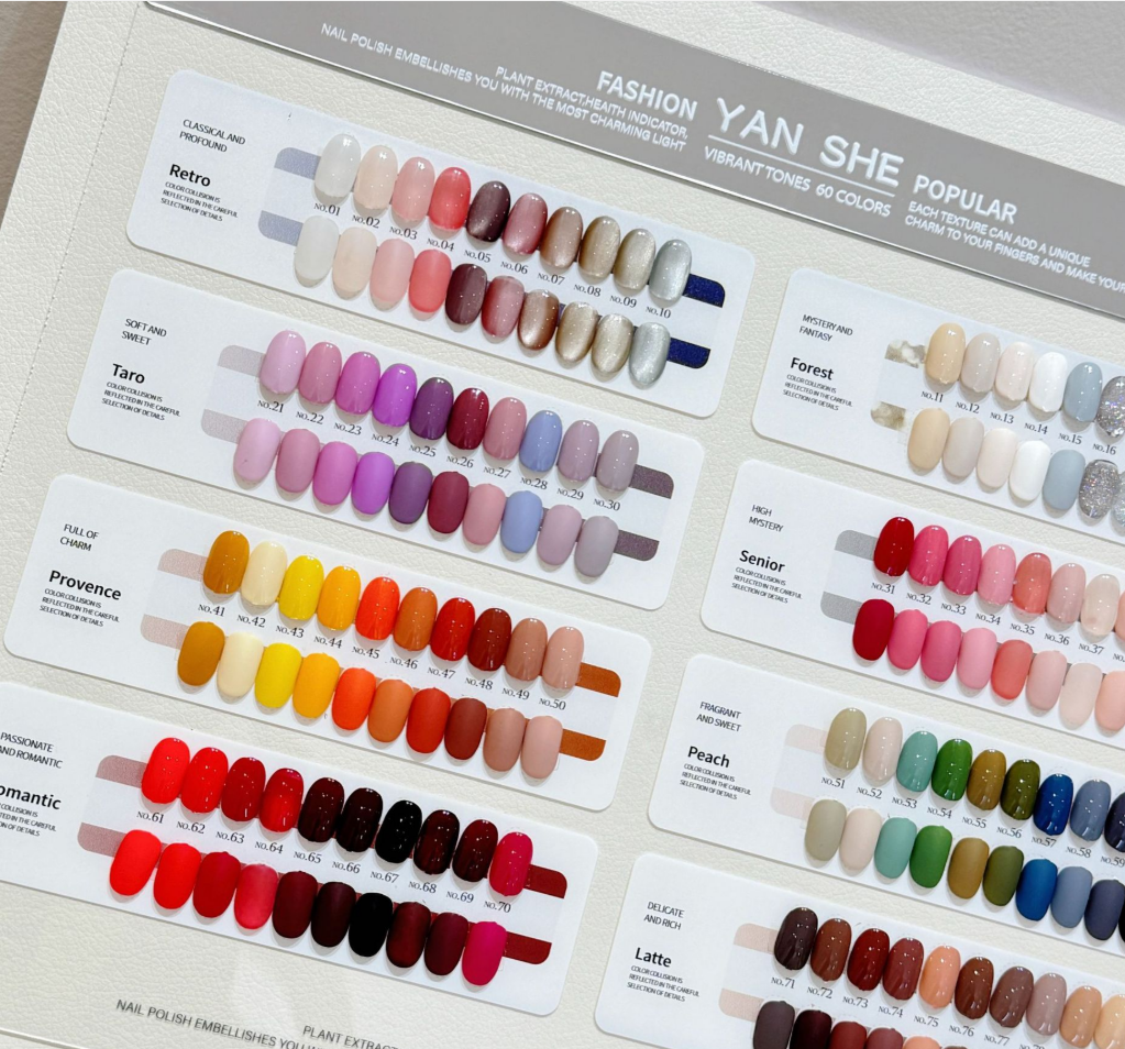 YAN SHE Cat Eye + Glitter 80 Color Set Mask Queen Nepal