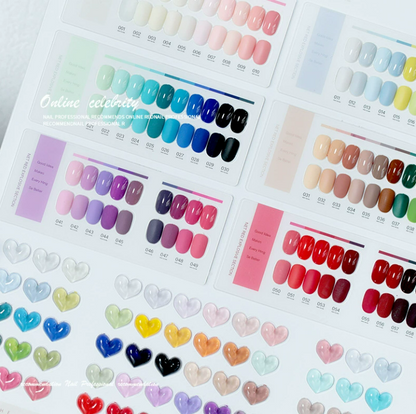Milan Sweet Heart Gel Nail Polish 58 Color Set (B) Mask Queen Nepal