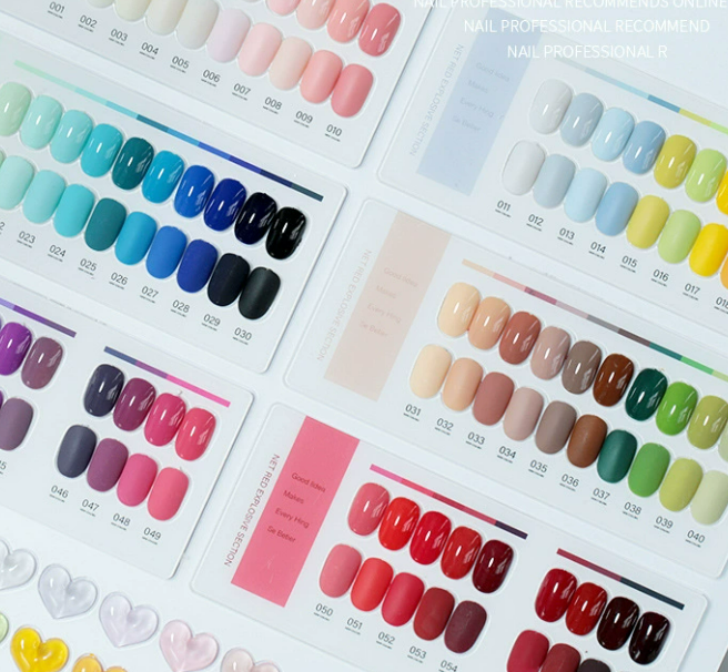 Milan Sweet Heart Gel Nail Polish 58 Color Set (B) Mask Queen Nepal