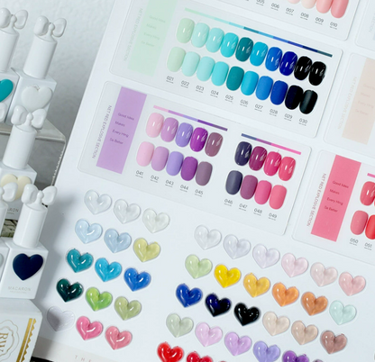 Milan Sweet Heart Gel Nail Polish 58 Color Set (B) Mask Queen Nepal