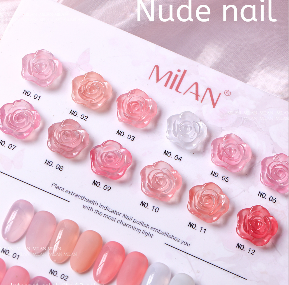 Milan Rose Ice Nude 12 Color Set (MG01) Mask Queen Nepal