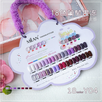 Milan Solid Color Series 18 color set Mask Queen Nepal