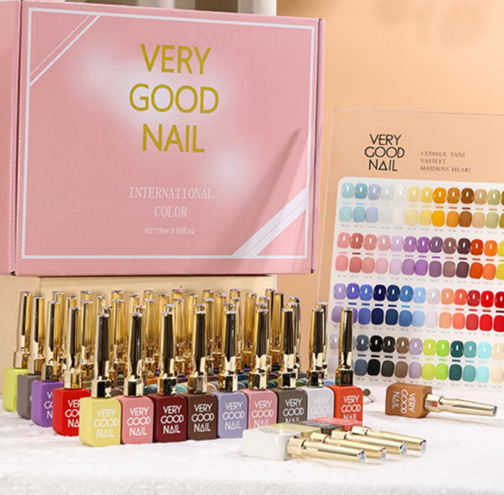 VERY GOOD Golden Cap Gel Nail Polish 60 Color Set Mask Queen Nepal