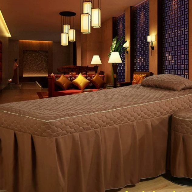 Beauty Salon Massage Bed Sheet (2 pcs set 80cm*190cm) Mask Queen Nepal