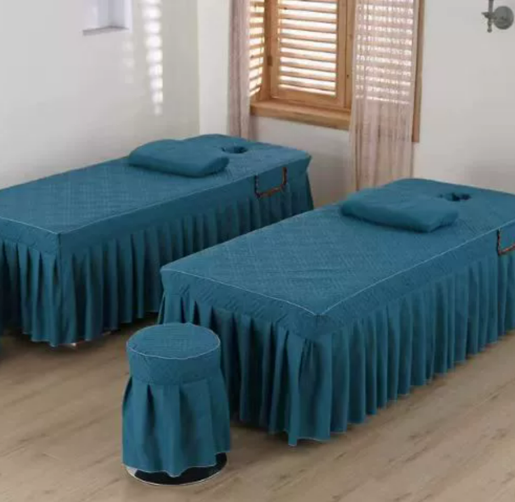 Beauty Salon Massage Bed Sheet (2 pcs set 80cm*190cm) Mask Queen Nepal