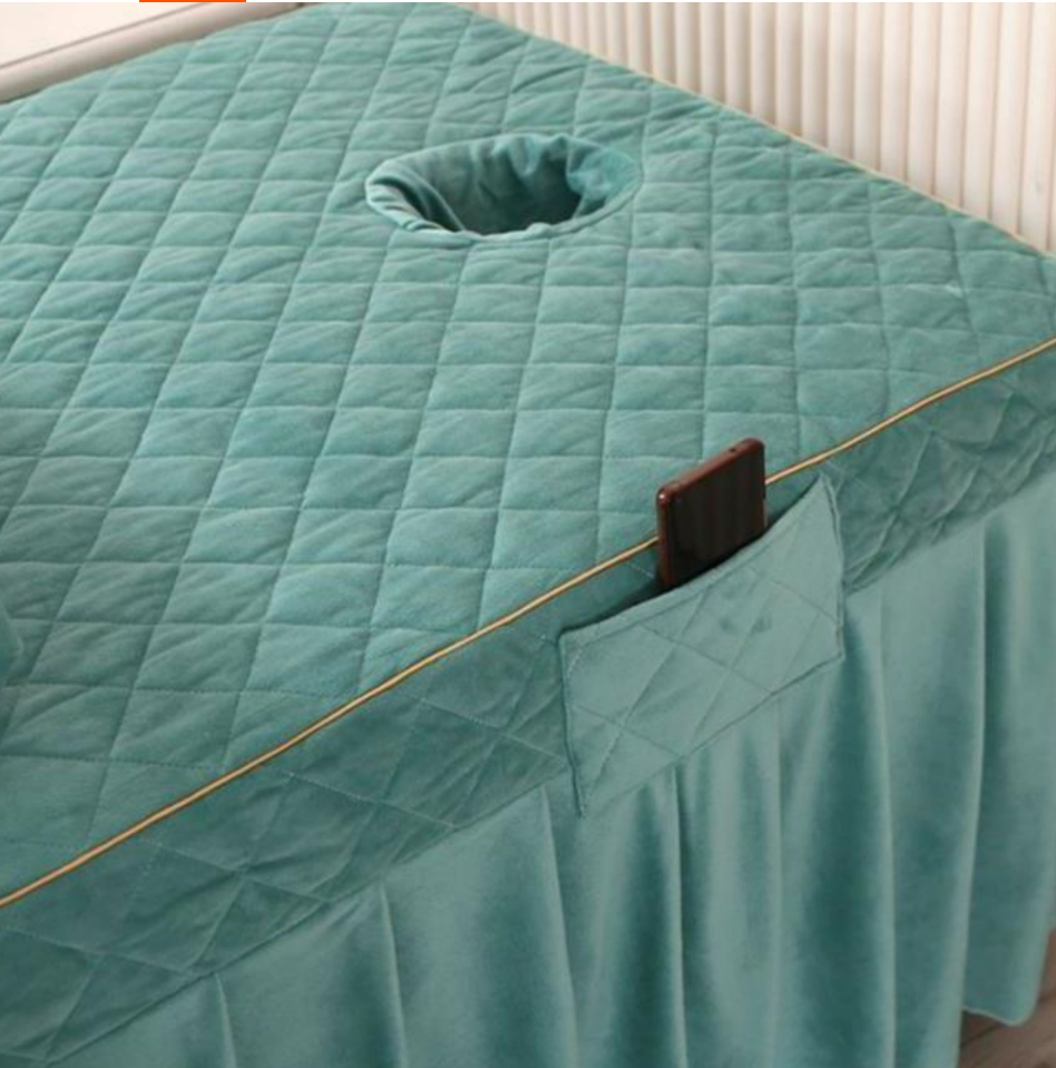 Beauty Salon Massage Bed Sheet (2 pcs set 80cm*190cm) Mask Queen Nepal