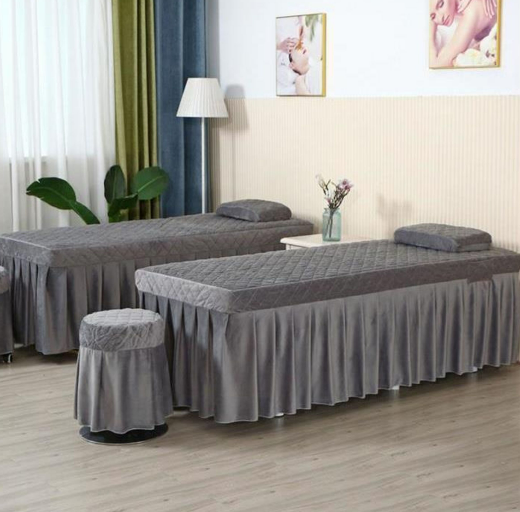 Beauty Salon Massage Bed Sheet (2 pcs set 80cm*190cm) Mask Queen Nepal