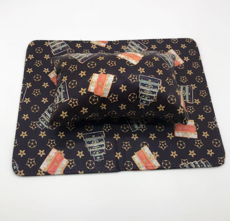 Nail Cushion Pillow Hand Holder Leather Pad Arm Rest Mask Queen Nepal