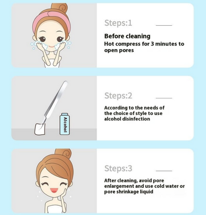 Whiteheads Blackheads Acne Clip Tweezers Mask Queen Nepal