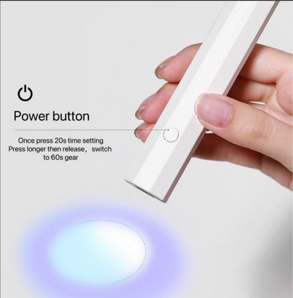 Quick Dry  Led Light  Mini UV LED Mask Queen Nepal