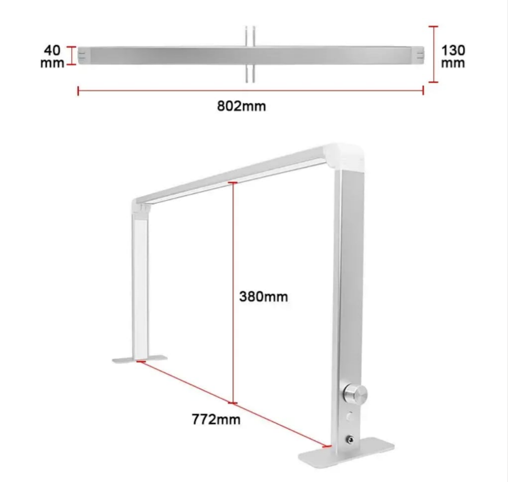 Foldable Table Light Nail Lash 48W LED Mask Queen Nepal