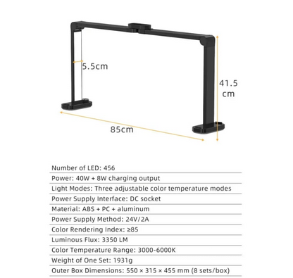 Foldable Table Light Nail Lash 48W LED Mask Queen Nepal